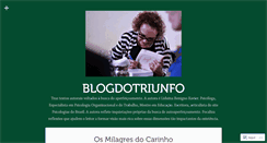 Desktop Screenshot of blogdotriunfo.com