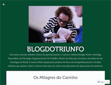 Tablet Screenshot of blogdotriunfo.com